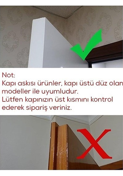 Metal Modern Desenli Çok Amaçlı Metal Kapı Arkası Askılığı Siyah Siyah