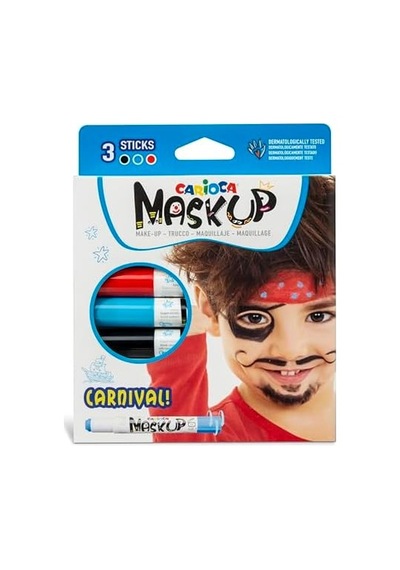 Mask Up Yüz Boyası Karnaval 3 Renk Açık
