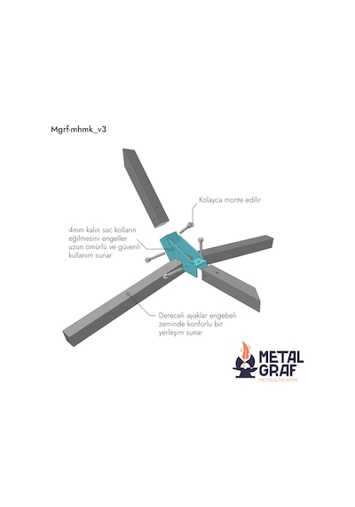 Metal Hamak Ayağı Hamak Standı Hamak Askısı Siyah