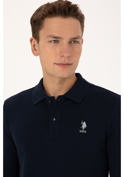 U.S. Polo Assn. Erkek Lacivert Basic Sweatshirt 50307687-VR033 U.S. Polo Assn. Erkek Lacivert Basic Sweatshirt 50307687-VR033