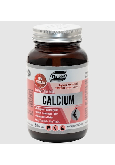 Phytodef Kalsiyum Magnezyum Çinko 60 Tablet