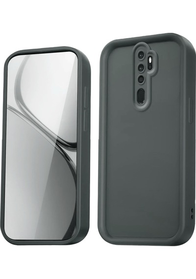 Xiaomi Redmi Note 8 Pro Uyumlu Kılıf Viera Silikon - Gri