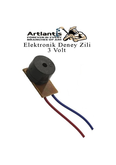 Elektronik Deney Zili 3 Adet Deney Proje Tasarım Zili 3 Volt Alarm Sinyal Zili Haparlör Mini Zil
