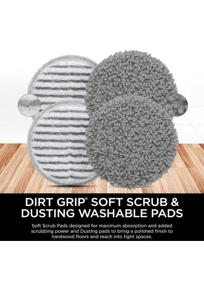 Xkıtp7000d Soft Scrub 2 Buharlı & Scrub Dirt Grip Dusting Yıkanabilir Pedler