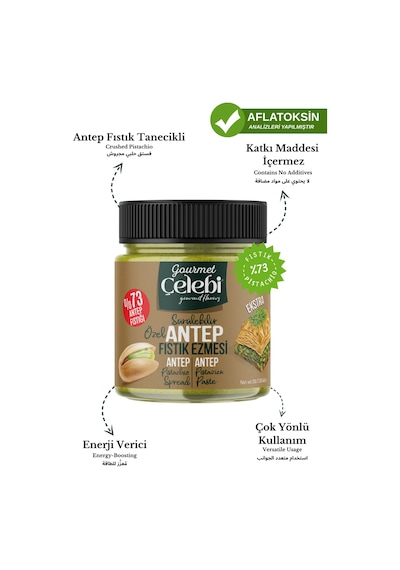 Özel Kahvaltılık Antep Fıstık Ezmesi 200 Gr