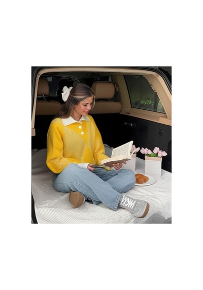 Flex Fashıon Kadın Polo Yaka Trend Oversize Popüler Triko Kazak Sarı Sarı - 744392241 Sarı - 744392241 Sarı Flex Fashıon Kadın Polo Yaka Trend Oversize Popüler Triko Kazak Sarı Sarı - 744392241 Sarı - 744392241 Sarı