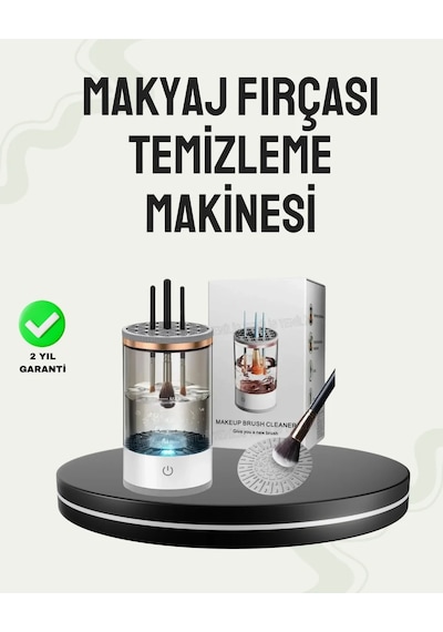 Usb Şarjlı Kompakt Makyaj Fırçası Temizleme Makinesi 49100911