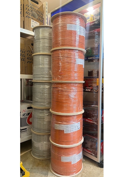 Dıgıtus Cat 6 Halogen Free U/utp Lszh Dk-1613 500 Metre23awg Turuncu