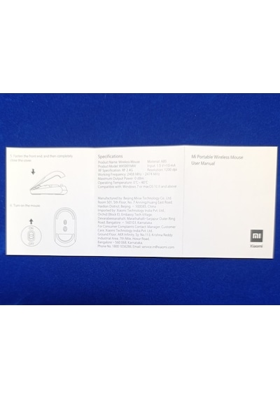 Xiaomi Çift Modlu Dual Mode Kablosuz Bluetooth Mouse 1200 Dpi Siyah Wxsb01mw Senalstore
