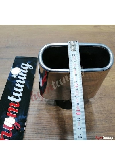 110luk Kare Egzoz Tek Çıkış, 45mm Yükseklik, 110x45 Tek Çıkış