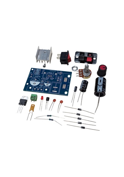 Dc 1.25-30v 1a Lm317 İle Ayarlanabilir Güç Kaynağı Kendin Yap Hobi Devresi Dıy Lehimleme Kiti Demonte Montesiz