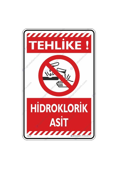 Tehlike! Hidroklorik Asit