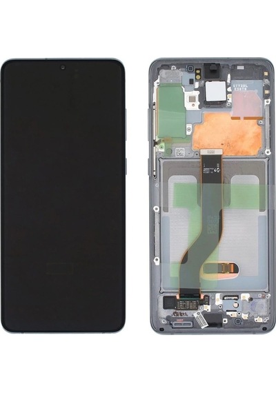 Samsung Galaxy Uyumlu S20 Plus Sm-g985 Lcd Ekran Dokunmatik Çıtalı Gri Belirtilen
