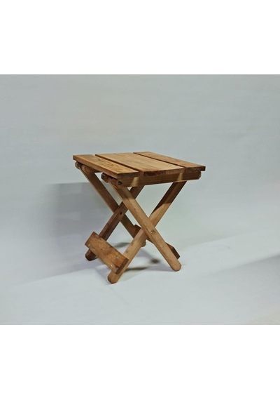 Trend Ahşap Katlanır Tabure 1 Adet 30 Cm X 36 Xm Çok Renkli