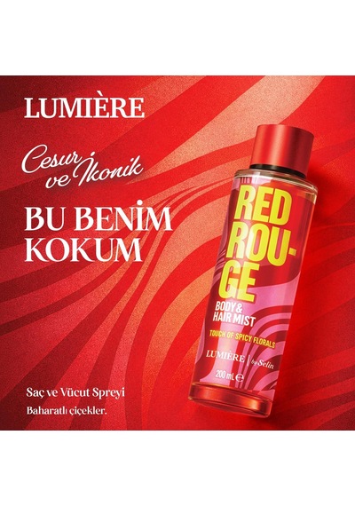 Lumière Red Rouge Vücut Spreyi 200ml