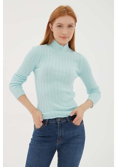 Fashion Friends Kadın Kazak Mint Yeşili 23k0389k1 24ke21000007 E2184 Mint