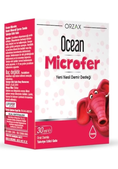 Ocean Microfer Demir Desteği 30 Ml Oral Damla
