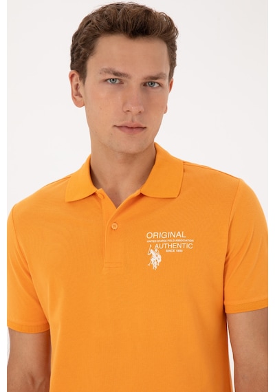 U.s. Polo Assn. Erkek Turuncu Tişört 50324903-vr051 Turuncu