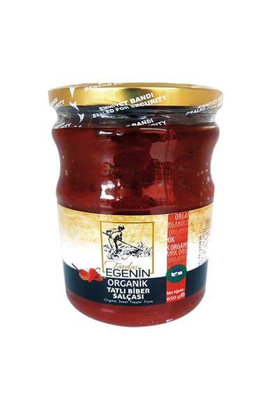 Tardaş Egenin 650gr Organik Tatlı Biber Salçası 650 G