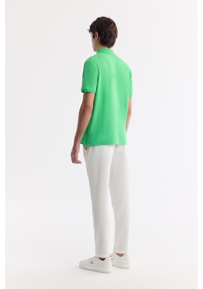 Avva Erkek Yeşil Kıvrılmaz Polo Yaka %100 Pamuk Basic Regular Fit T-shirt B001032 Avva Erkek Yeşil Kıvrılmaz Polo Yaka %100 Pamuk Basic Regular Fit T-shirt B001032