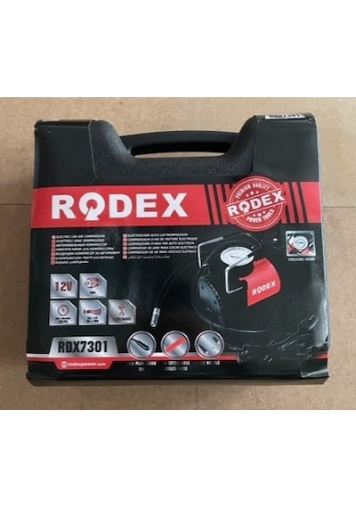 Rodex RDX7301 12V 150Psi Mini Kompresör Güçlü Mini Araç Kompresörü