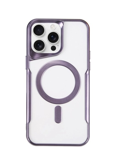 Newface - 314 - Apple iPhone Uyumlu 14 Pro Max Kılıf Boyi Magsafe Silikon Kapak - - Csmo-tex - Derin Mor