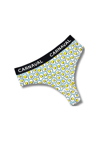 Carnaval Socks Carnaval Yumurta Desenli Renkli Premium Kadın Brazilian Külot Çok Renkli Carnaval Socks Carnaval Yumurta Desenli Renkli Premium Kadın Brazilian Külot Çok Renkli