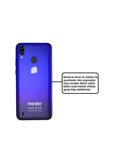 Reeder P13 Blue Plus Lcd Ekran + Dokunmatik Full.