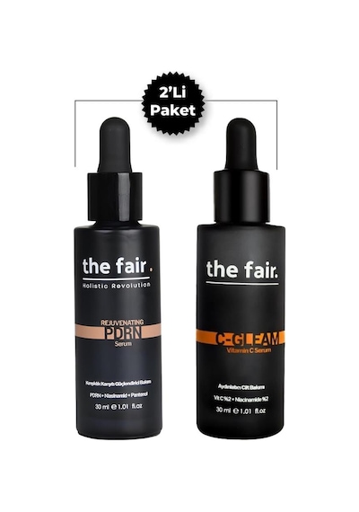 The Fair. Pdrn Somon Dna Serum 30 Ml Cilt Serumu Ve The Fair. C Gleam 30 Ml Cilt Serumu