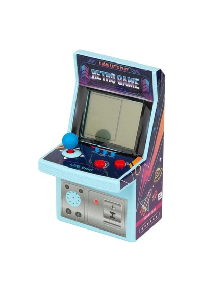 Nostaljik Tetris Oyun Konsolu Kartela Mavi Xy2022a