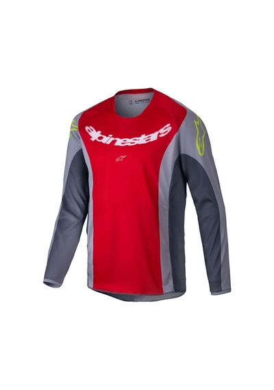 Alpinestars Racer Melt Off-road Genç Motosiklet Jerseyi Kırmızı Gri