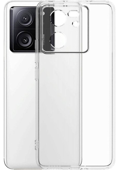 Newface Xiaomi Mi 13t Pro Kılıf Lüx Şeffaf Silikon Şeffaf