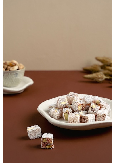 Glutensiz Çifte Kavrulmuş Antep Fıstıklı Duble Lokum 900 Gram