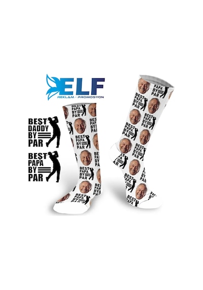 Elf Reklam Kişiye Özel Parti Çorap Doğum Günü Çorap Bride Çorap Beyaz