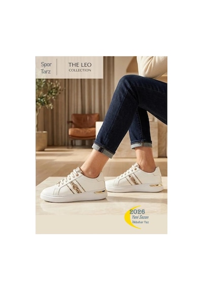 Venüs Oneair Pillow Taban Deri Kadın Sneaker Ayakkabı Beyaz