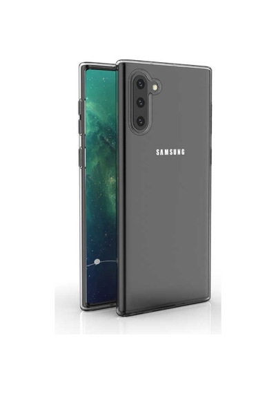 Samsung Galaxy Uyumlu Note 10 Kilif Seffaf Silikon Hibrit Case 390885402