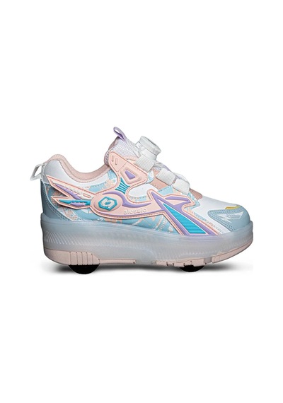 Tuğba Ortopedi 9626 Çocuk Işıklı Tekerlekli Sneaker Pudra