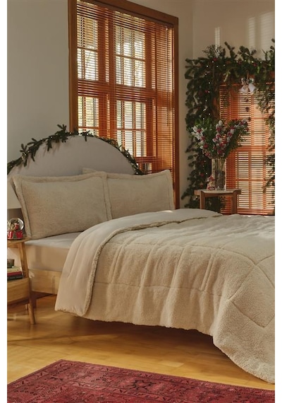 Karaca Home Balmy Cozy Comfort/uyku Seti Çift Kişilik Bej Bej