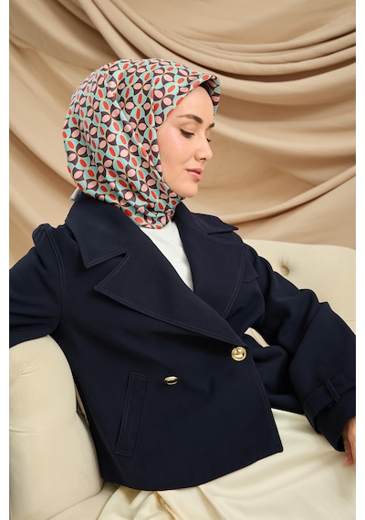 Silk Home Twill İpek Eşarp 11481-02 Koyu Mor, Bebe Mavi, Mercan, Sarı, Tozpembe