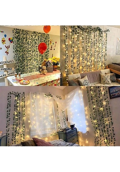 Sarmaşık Kalp +3metre Peri Led.ev Dekorasyonu.yılbası Süsü.parti Malzemeleri.dekor