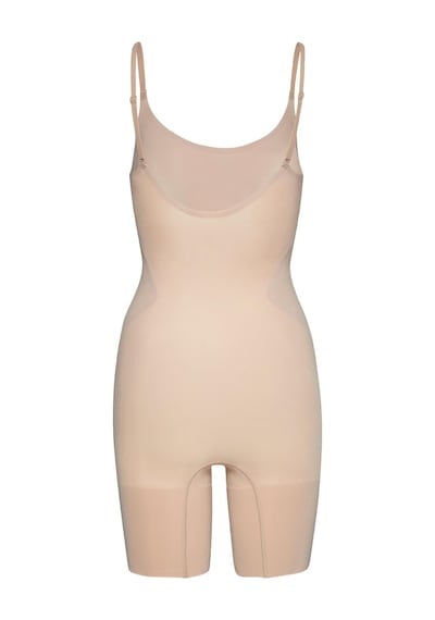 Calvin Klein Kadın Mid Thigh Bej Bodysuit-12759 Bej
