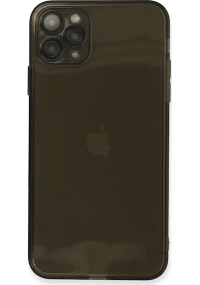 Apple  Uyumlu  iPhone 11 Pro Max Kılıf Fly Lens Silikon Siyah,
