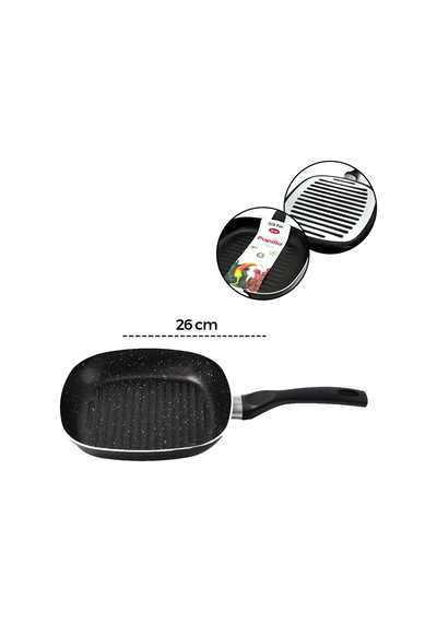 Granit Kaplamalı Tek Saplı Grill Tava Diğer