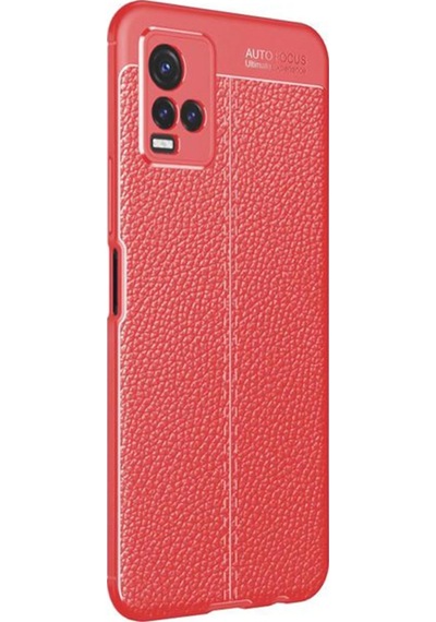 Newface Vivo Y21s Kılıf Auto Focus Kapak Semeglbl - 86 - Kırmızı