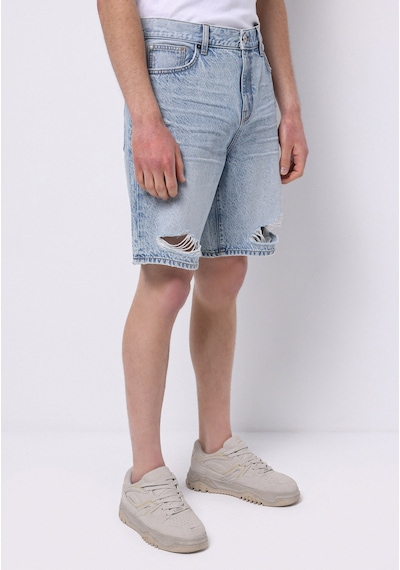 Colin's Colins Loose Straight Fit Orta Bel Düz Erkek İndigo Jean Şort Cl1074449 Q1.v1 Dn44129 Denim