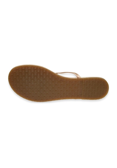 Tkees Tk-2112 Klasik Tokali Parmak Arası Bronz Kadın Terlik Bronz