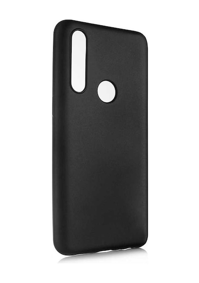 Noktaks - Oppo A31 Uyumlu - Kılıf Mat Soft Esnek Premier Silikon Kapak - T11945 - Siyah Siyah