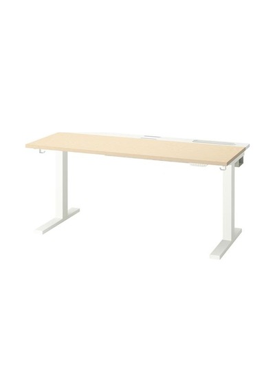 Ikea Mıttzon Çalışma Masası Tablası, Huş Kaplama, 140x48 Cm Çok Renkli
