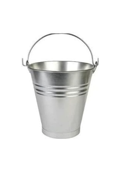 Metal Galvaniz Su Kum Kovası No:34 Çok Renkli
