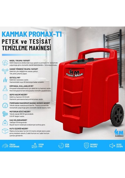 Kammak Promax-T1 Petek Temizleme Makinesi
